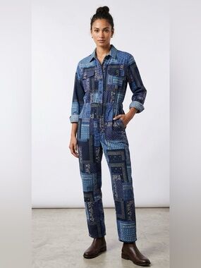 OVERLOVER rose bandana jumpsuit